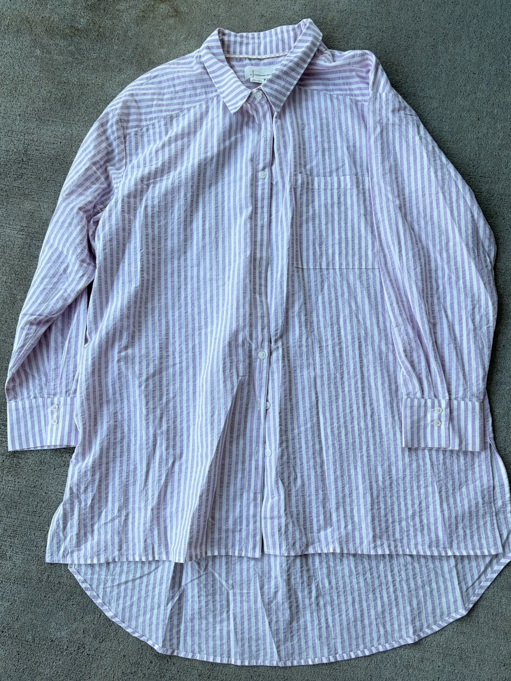By Anthropologie Maeve the Bennett striped button down shirt long sleeve top